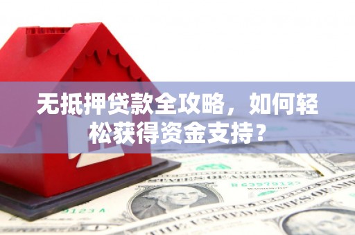 乐陵无抵押贷款全攻略，如何轻松获得资金支持？
