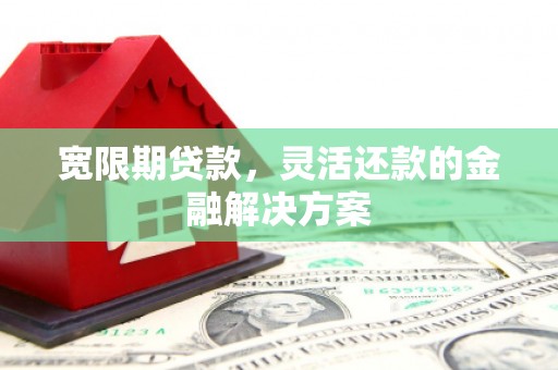 乐陵宽限期贷款，灵活还款的金融解决方案