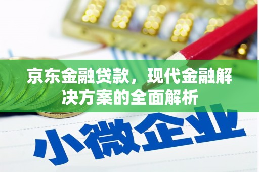 乐陵京东金融贷款，现代金融解决方案的全面解析