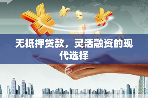 乐陵无抵押贷款，灵活融资的现代选择