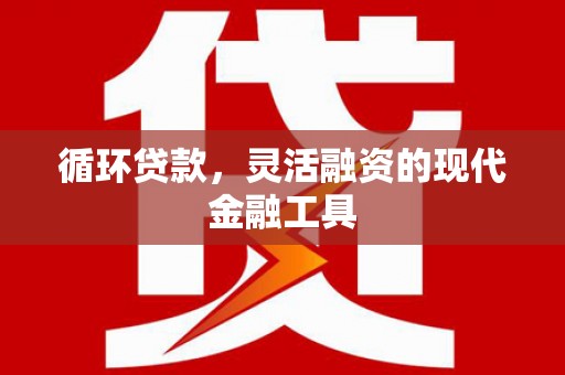 乐陵循环贷款，灵活融资的现代金融工具