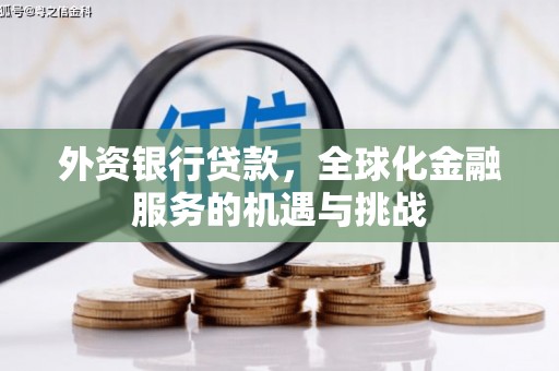 乐陵外资银行贷款，全球化金融服务的机遇与挑战