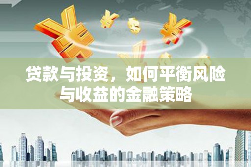 乐陵贷款与投资，如何平衡风险与收益的金融策略